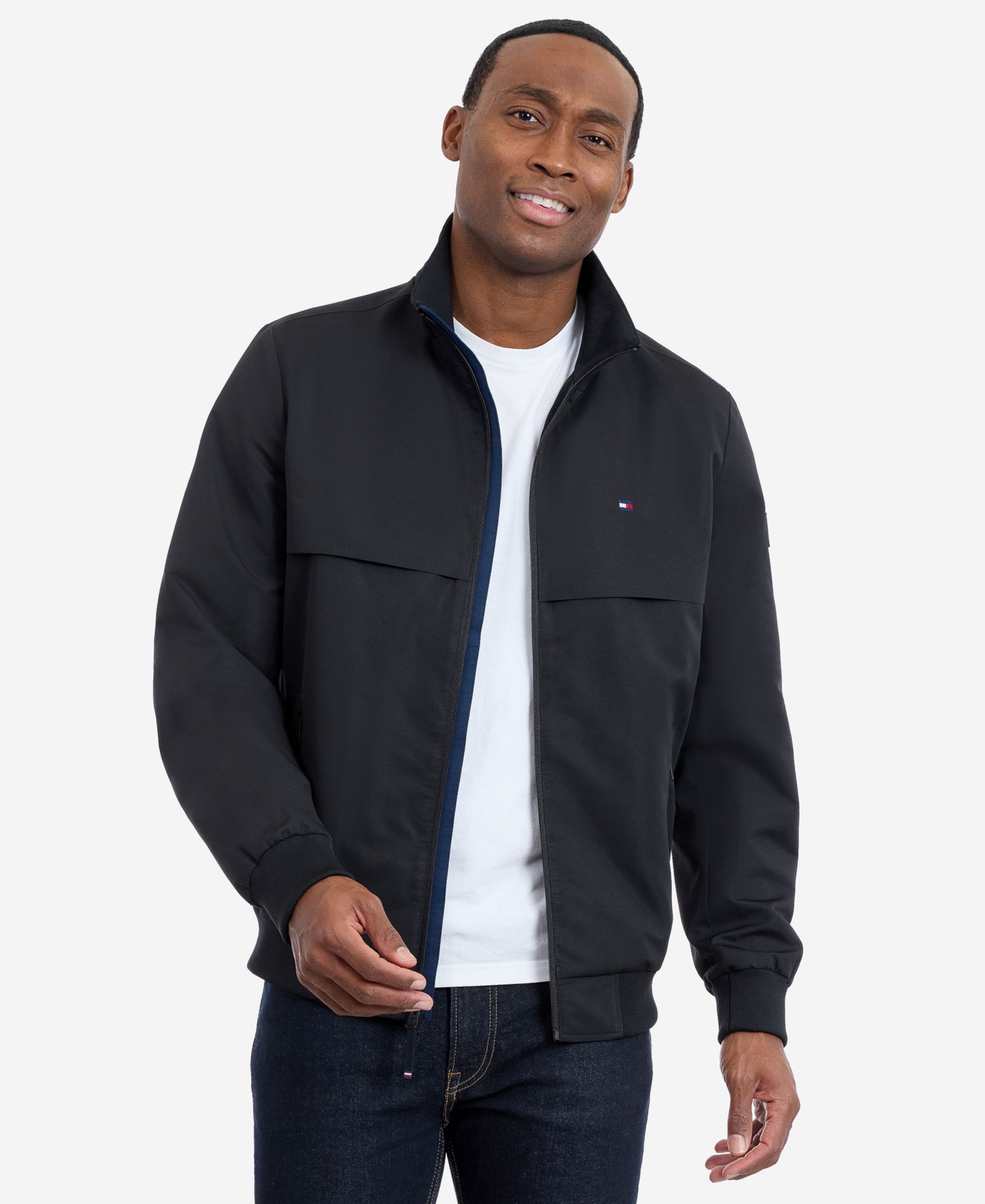 Tommy Hilfiger Men's Water Resistant Boating Regular-Fit Jacket