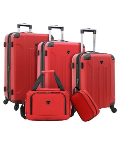 Travelers Club Chicago 5-Piece Hardside Luggage Set