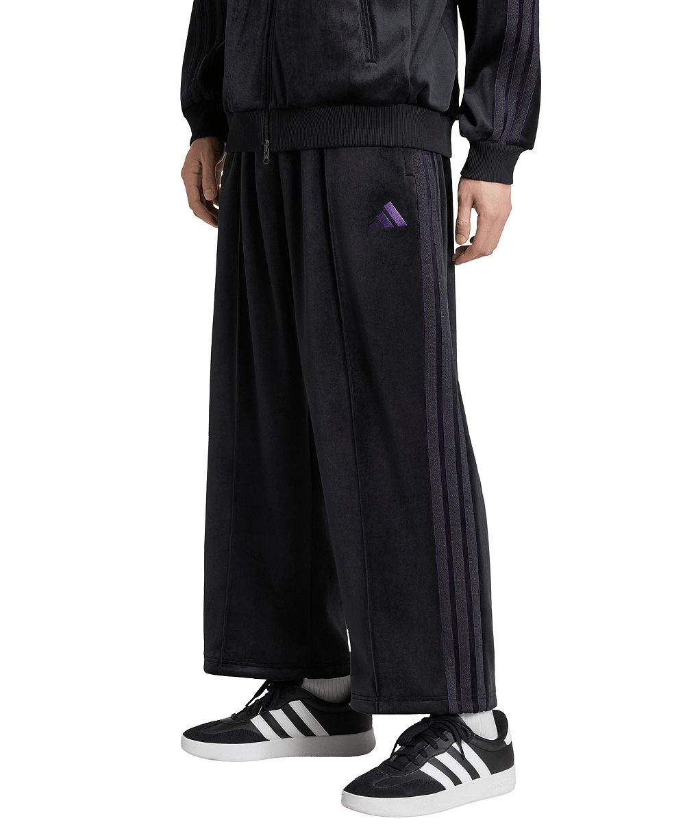 adidas Men's Stadium Velour Open Hem Track Pants
