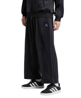 adidas Men's Stadium Velour Open Hem Track Pants