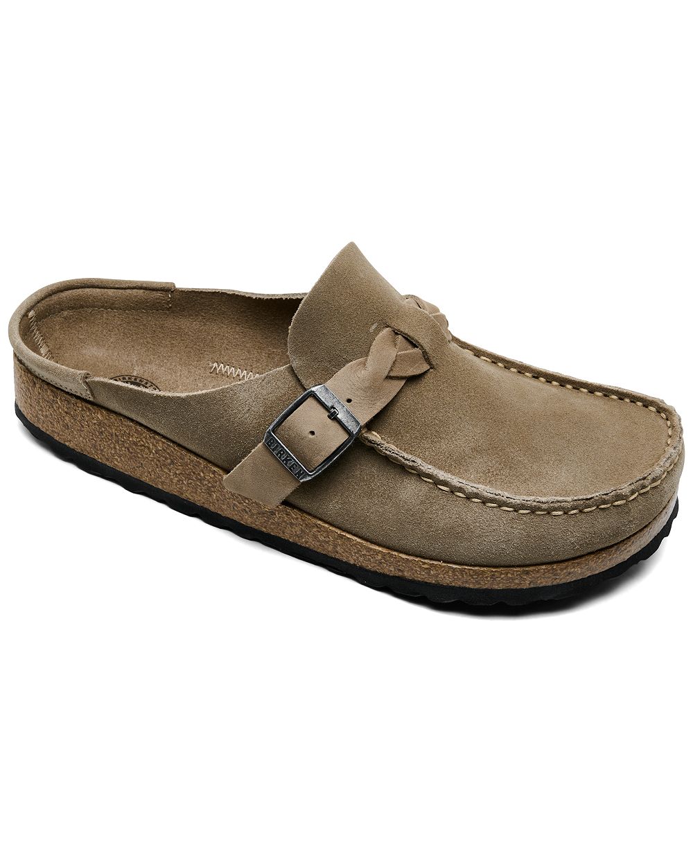 Женские замшевые кроксы Birkenstock Buckley с плетеным верхом от Finish Line