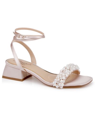 Женские вечерние сандалии Jewel Badgley Mischka Payton Square Toe