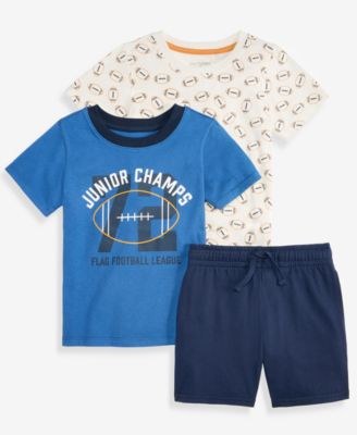 Epic Threads Toddler Boys' 12M-5T T-Shirts and Shorts, 3-Piece Set, Macy's Exclusive