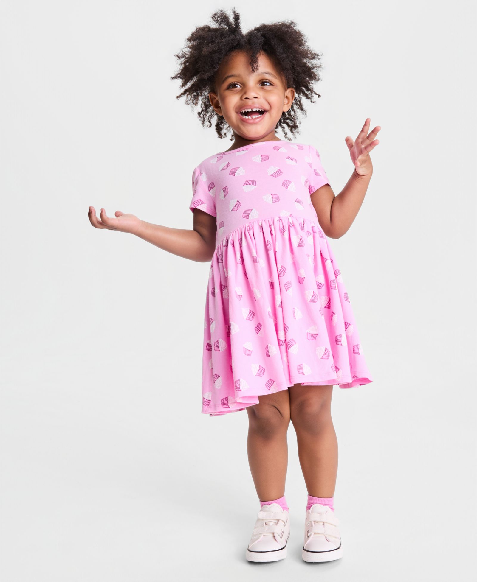 Детское платье Epic Threads с принтом Cupcake из хлопка, 12M-5T