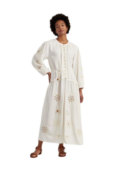 Платье Chinti & Parker Women's Sienna Linen-Blend Broderie