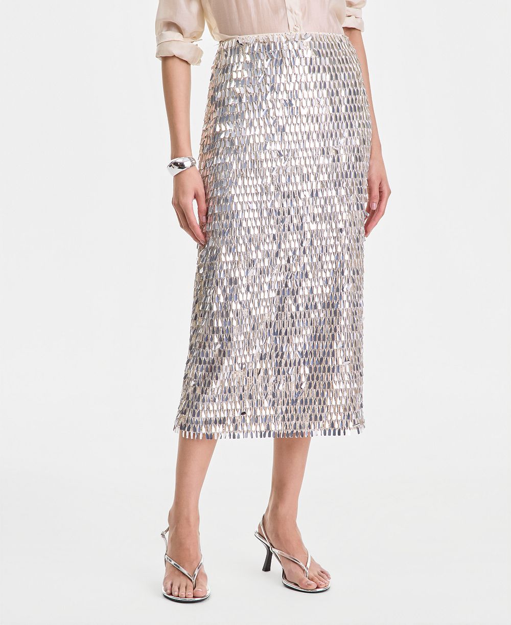 Женская миди-юбка I.N.C. International Concepts Sequin
