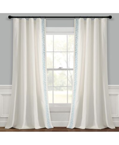 Панель шторы Lush Decor Modern Luxury Embroidered Border
