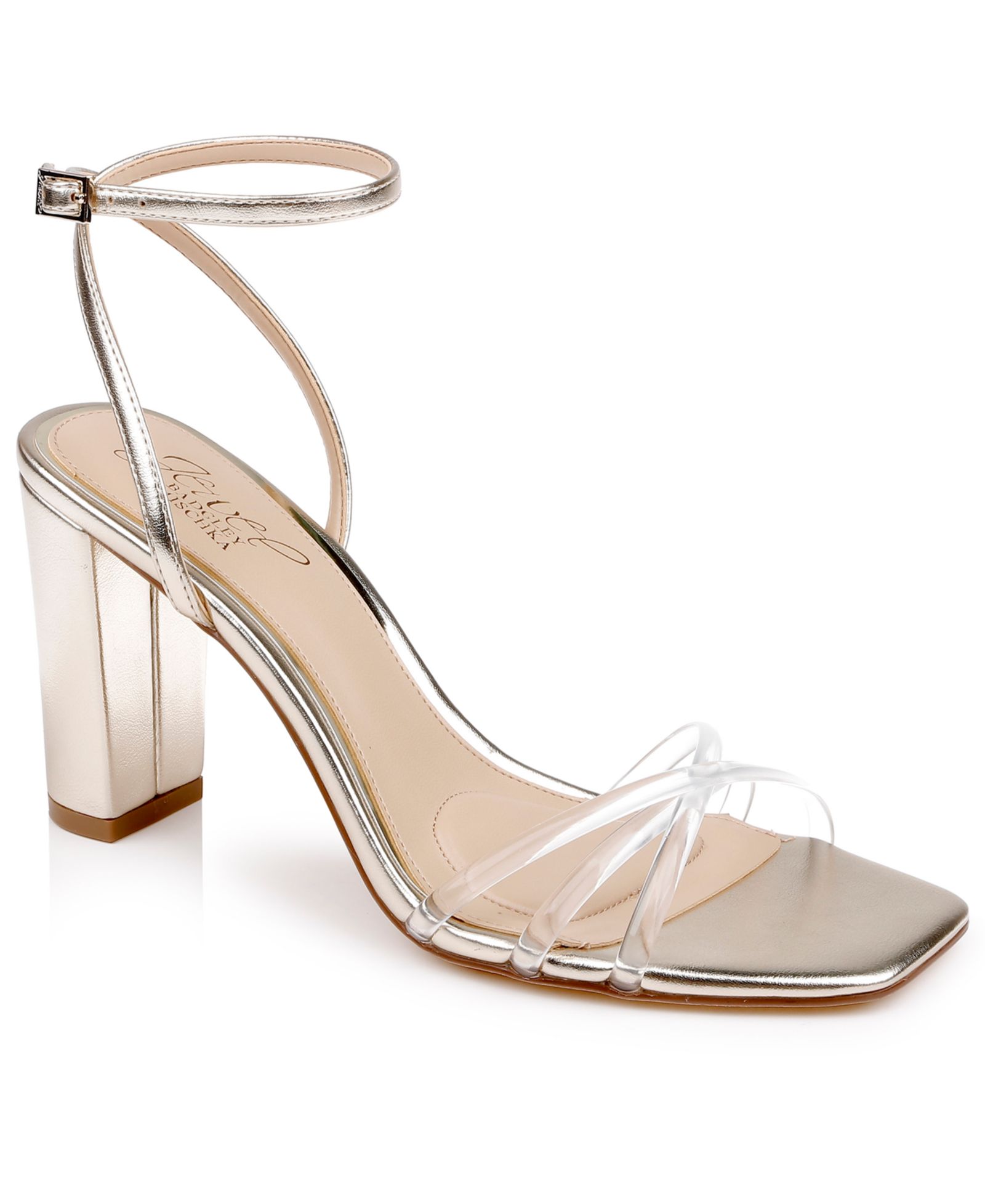 Женские сандалии Jewel Badgley Mischka Phyliss Square Toe