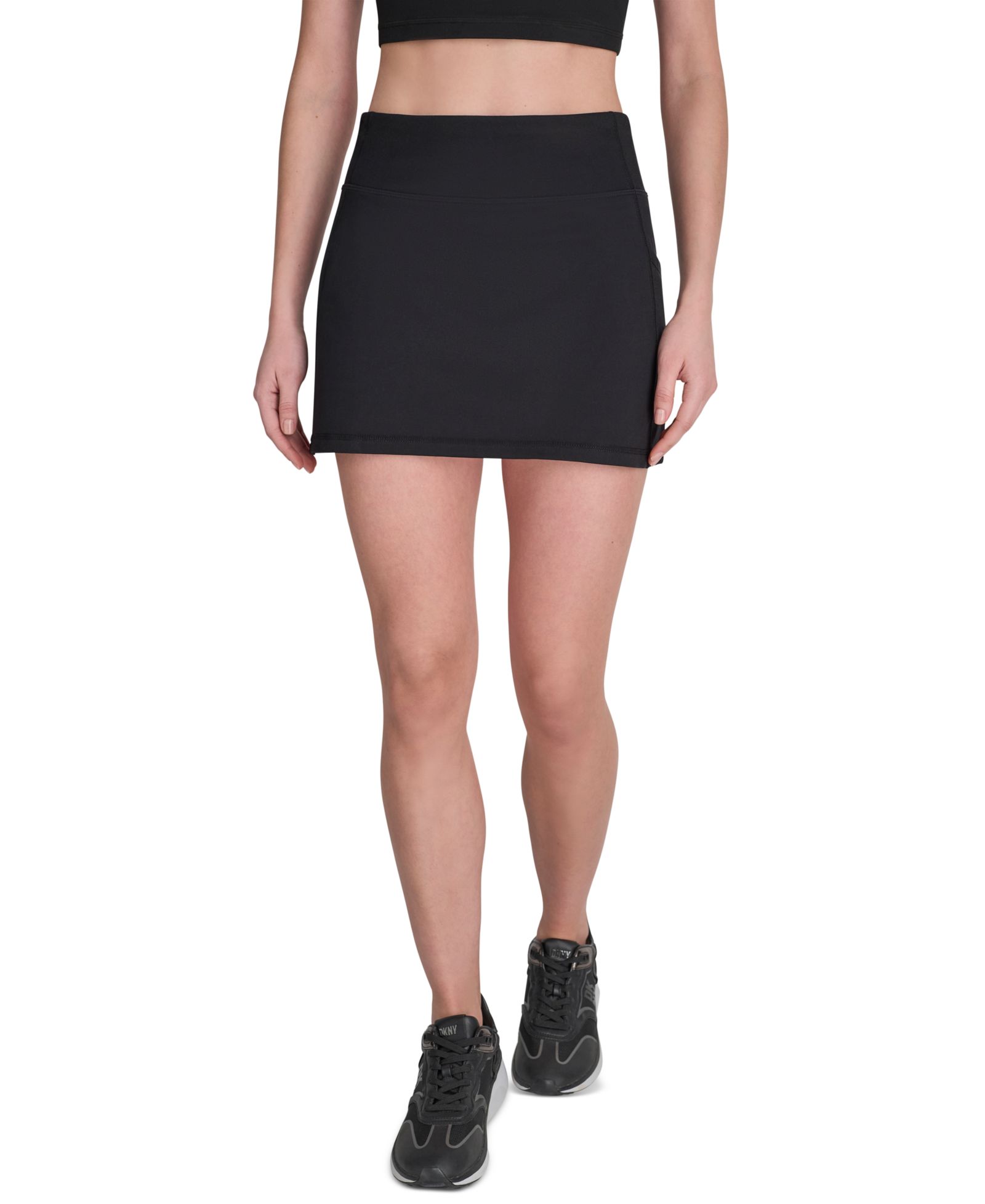 DKNY Sport Женский Balance Compression Super High-Waist Pull-On Skort