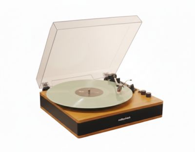 RadioShack Retro Classic Turntable - 3-Speed Vinyl Record Player, Bluetooth Input and Output, Speakers Included 4001797
