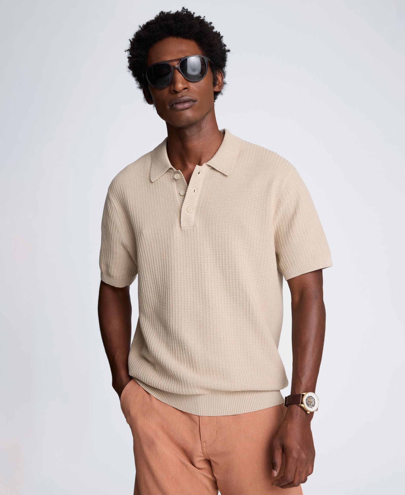 Мужской поло-свитер Kenneth Cole Slim Fit