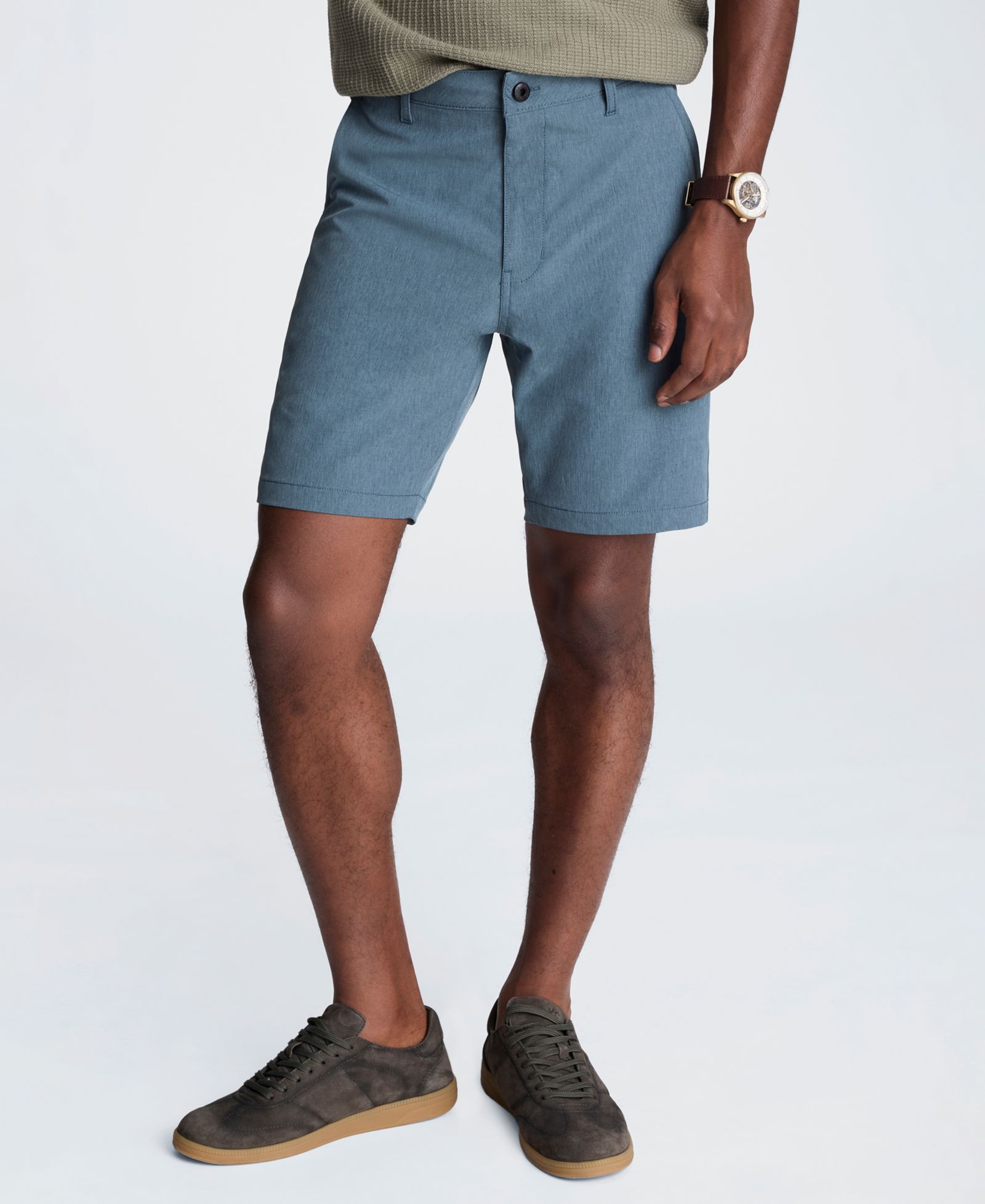 Kenneth Cole Men's Slim-Fit Tech Shorts