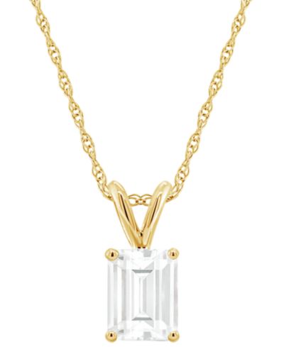 White Topaz Yellow Gold