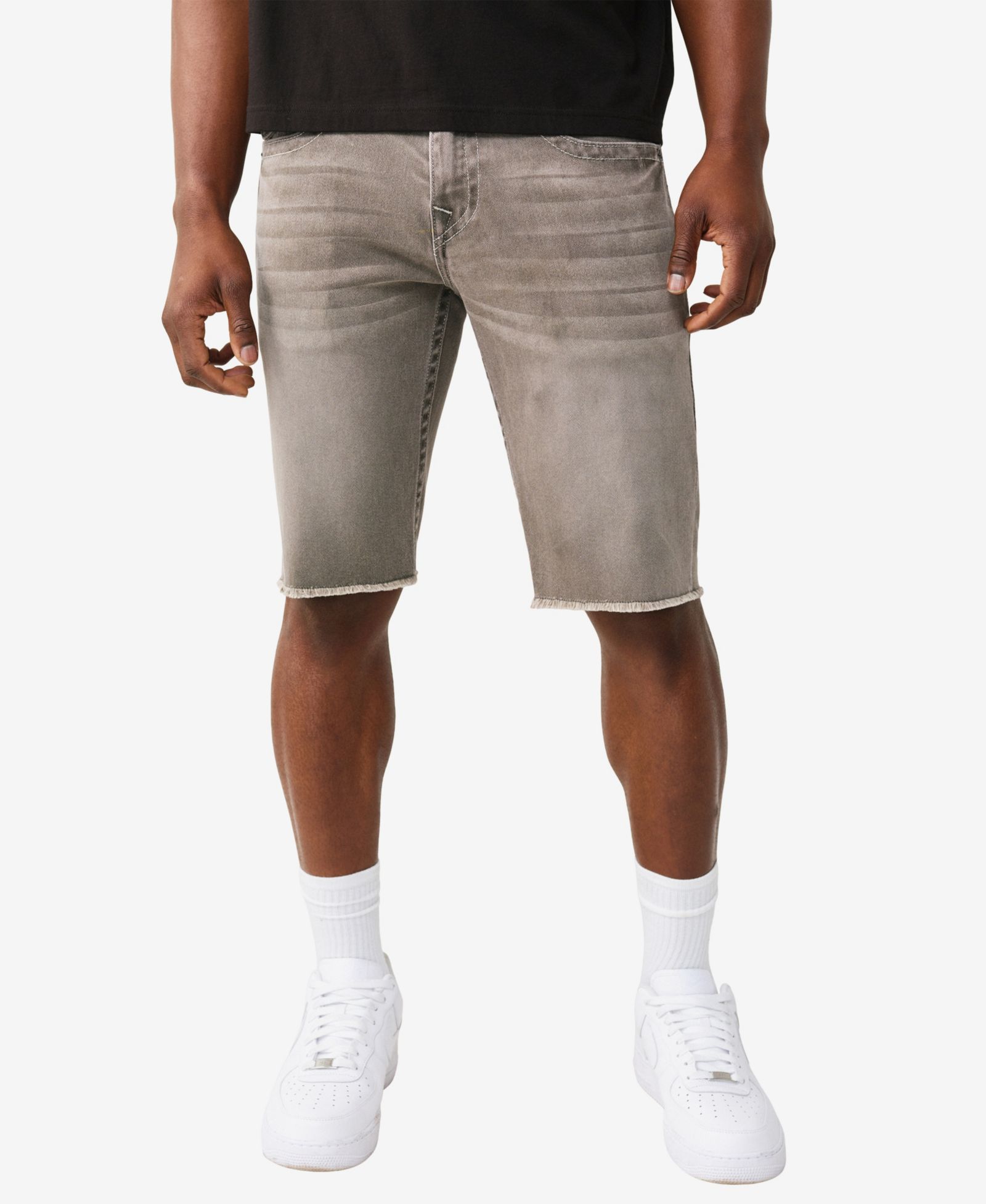 True Religion Men's Straight-Fit Zip Fly Shorts
