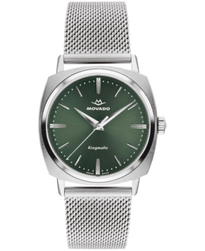 Movado Мужские автоматические часы Kingmatic из стали 35mm