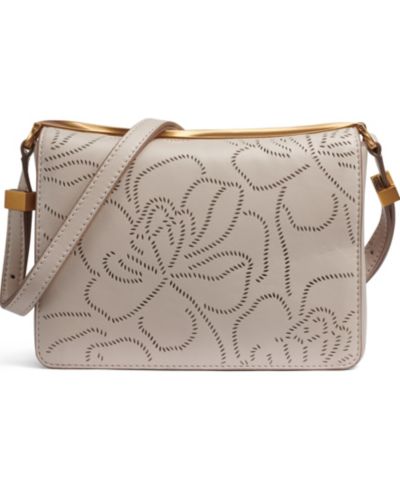 Женская сумка через плечо Donna Karan New York Jericho Floral Perforated Medium