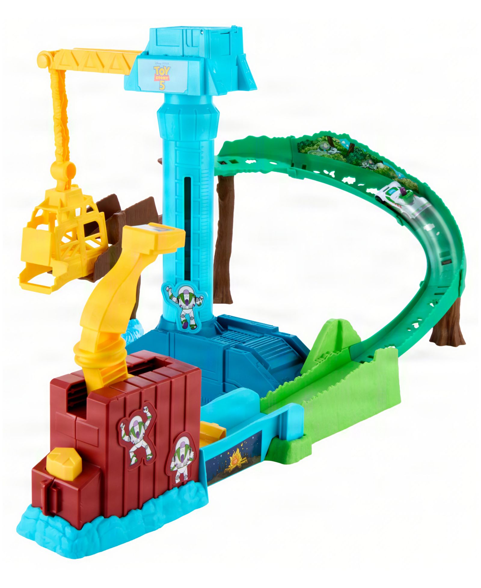 Игровой набор Hot Wheels Superstar Speeders Hi-Tech Buzz Lightyear's Star Command Adventure Track Set