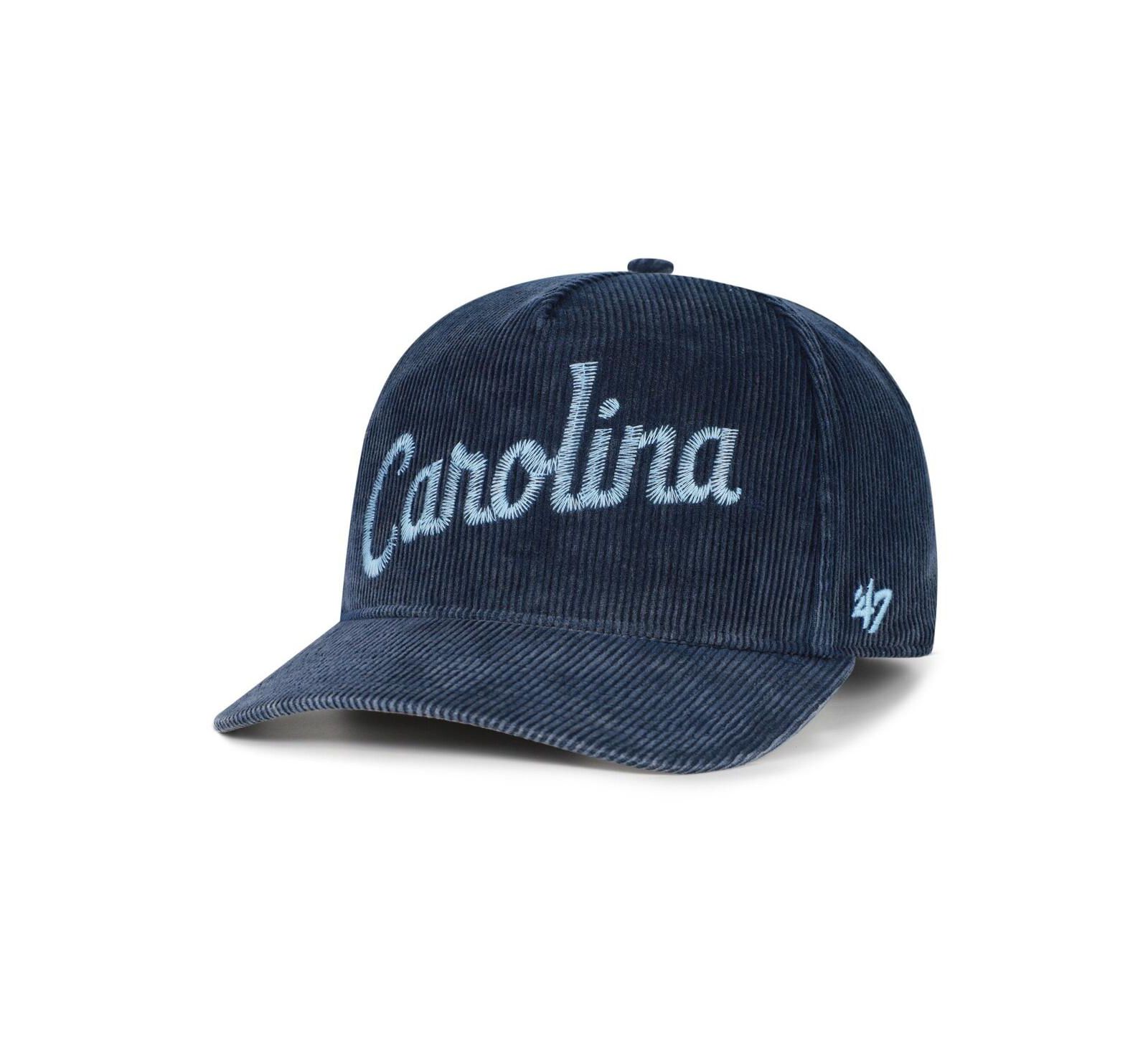 '47 Brand Men's Navy North Carolina Tar Heels Reclaim Snow Wash Corduroy Hitch Adjustable Hat
