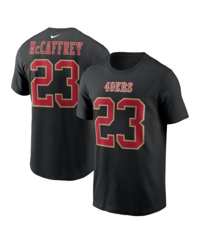 Nike Мужская футболка Christian McCaffrey Black San Francisco 49ers Carbon