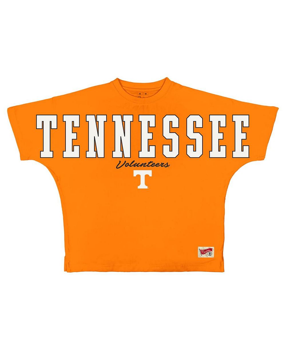 Pressbox Women's Tennessee Orange Tennessee Volunteers Flannigan Oversized T-Shirt