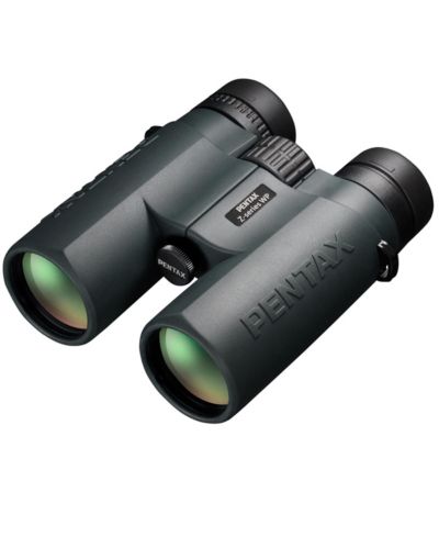 Pentax 10x43 ZD Series WP Roof Prism Binoculars, 6.0 Degree AOV, Green