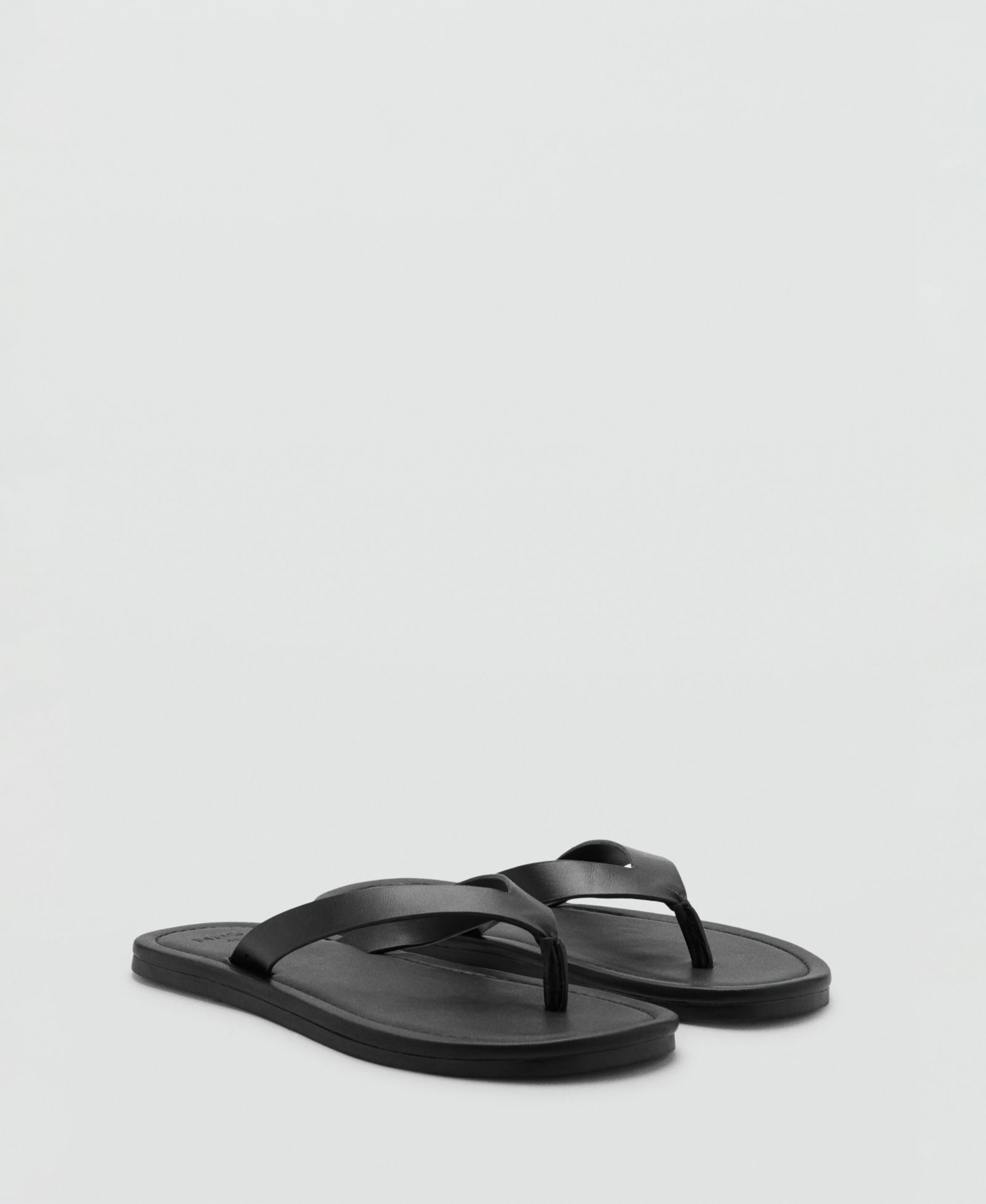 Мужские сандалии Mango Leather Straps