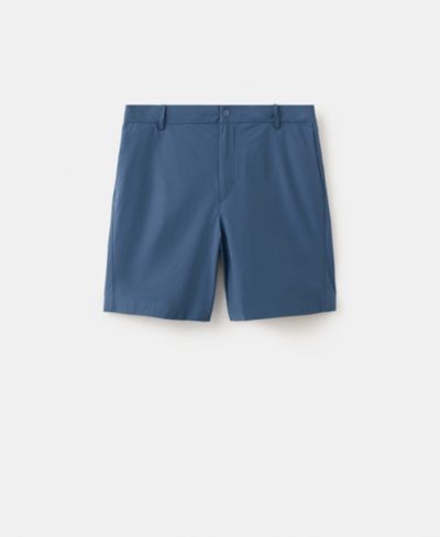 Mango Мужские шорты Бермуды 7.48", водоотталкивающие, комфортная стрейч ткань