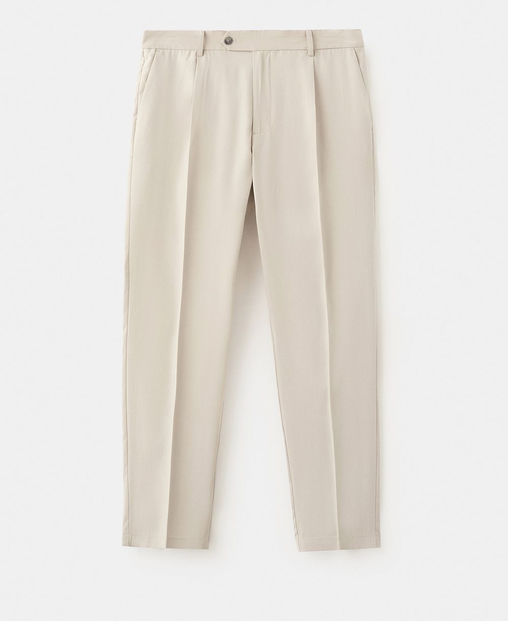 Мужские брюки Mango Regular-Fit Pleated