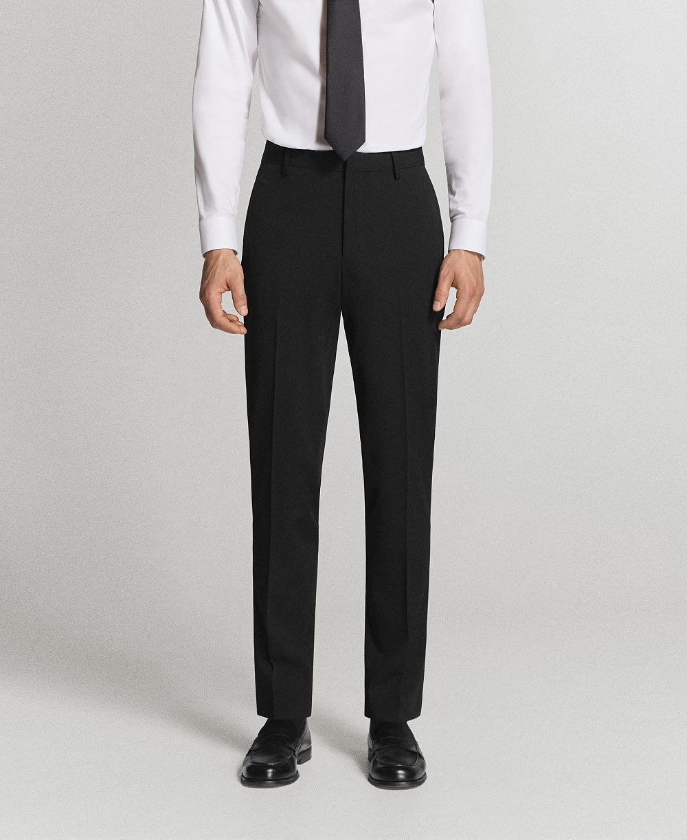 Мужские брюки Mango Super Slim-Fit из эластичной ткани