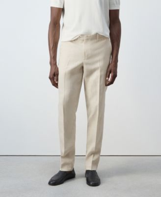 Мужские брюки Mango Amalfi Linen Slim-Fit