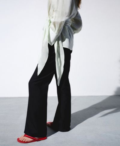 Selection Mango Women's Straight-Fit Suit Pants