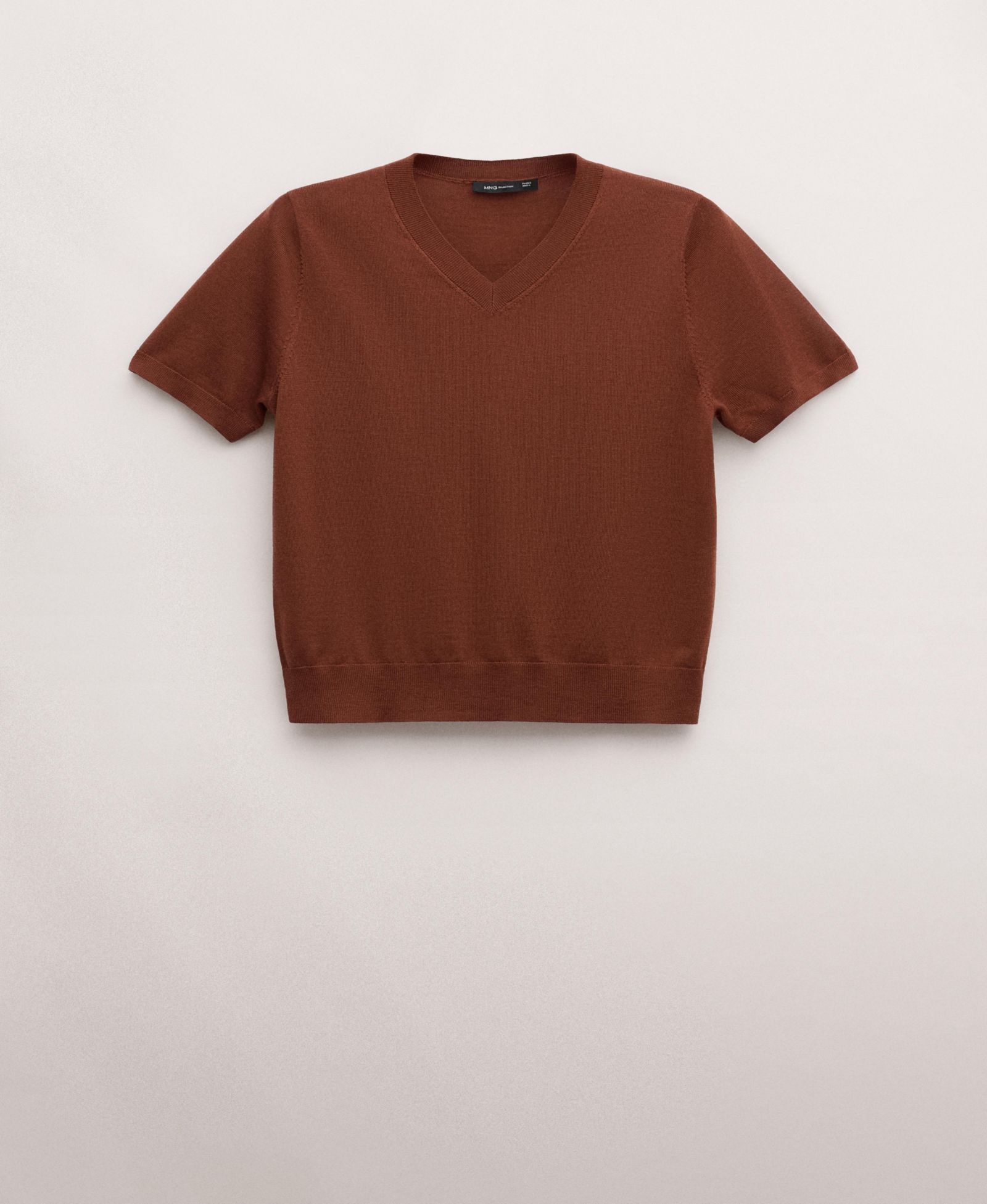 Women's Selection Wool Short-Sleeved Sweater