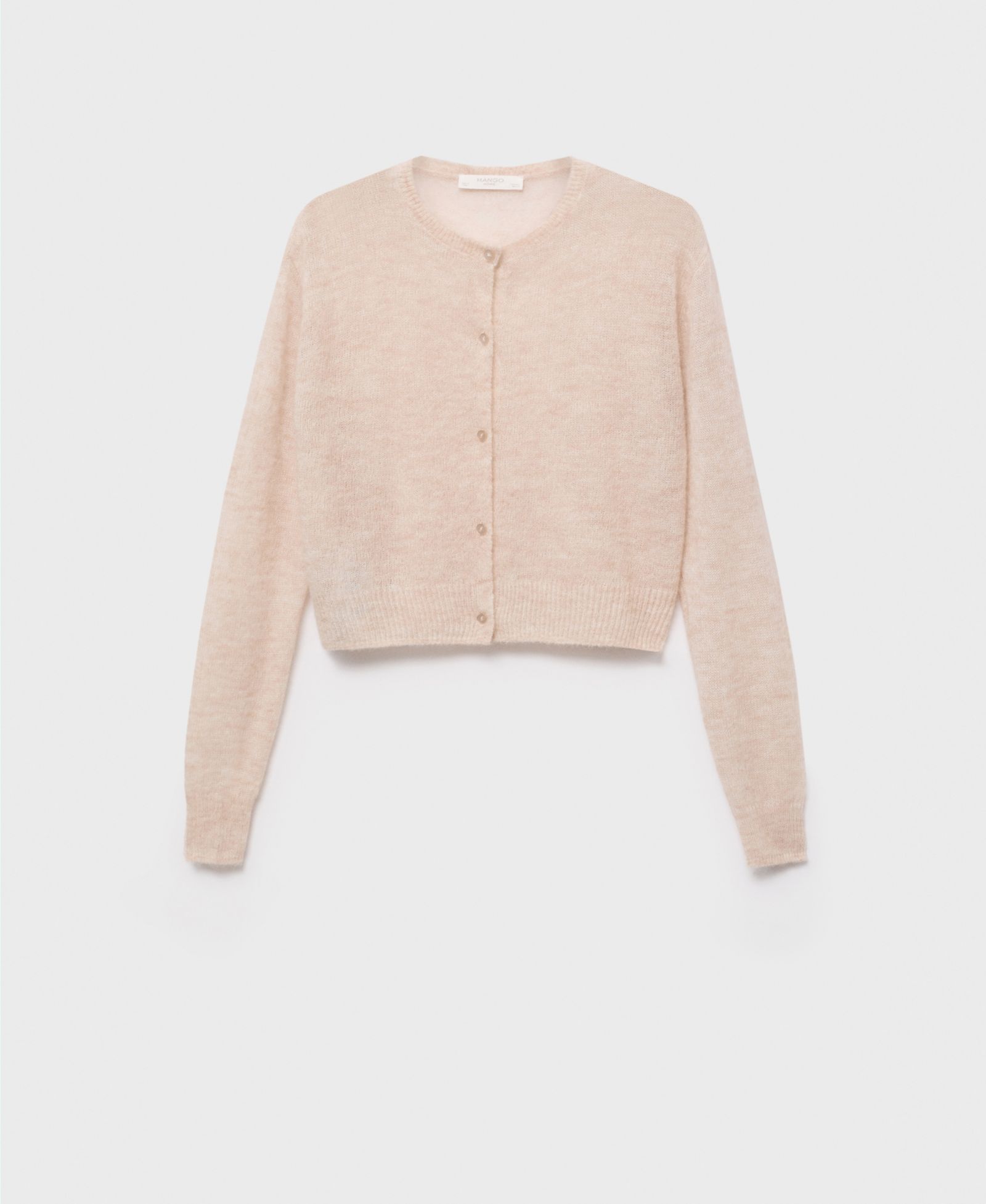 Mango Women's Short Wool Cardigan