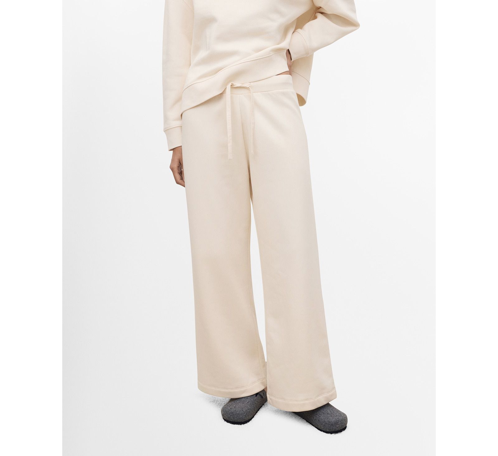 Mango Women's Fluid Long Cotton Pants