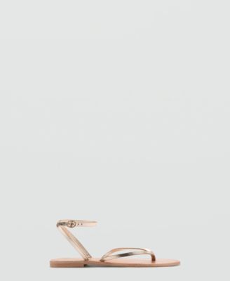Женские сандалии Mango Metallic Straps