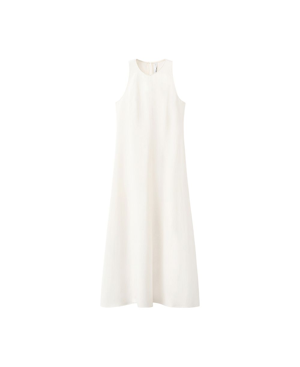 Mango Women's Crewneck Sleeveless A-Line Dress
