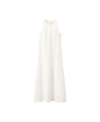 Mango Women's Crewneck Sleeveless A-Line Dress
