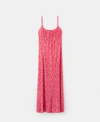 Женское платье Mango Floral-Print Pleated