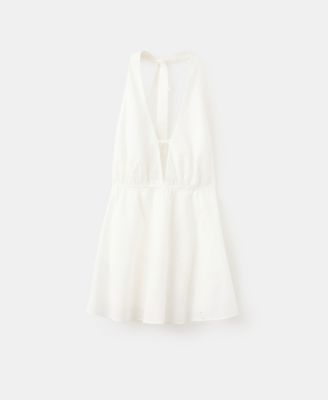 Женское платье Mango A-Line с ажурной вышивкой