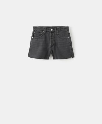 Mango Women's Frayed Hem Denim Shorts