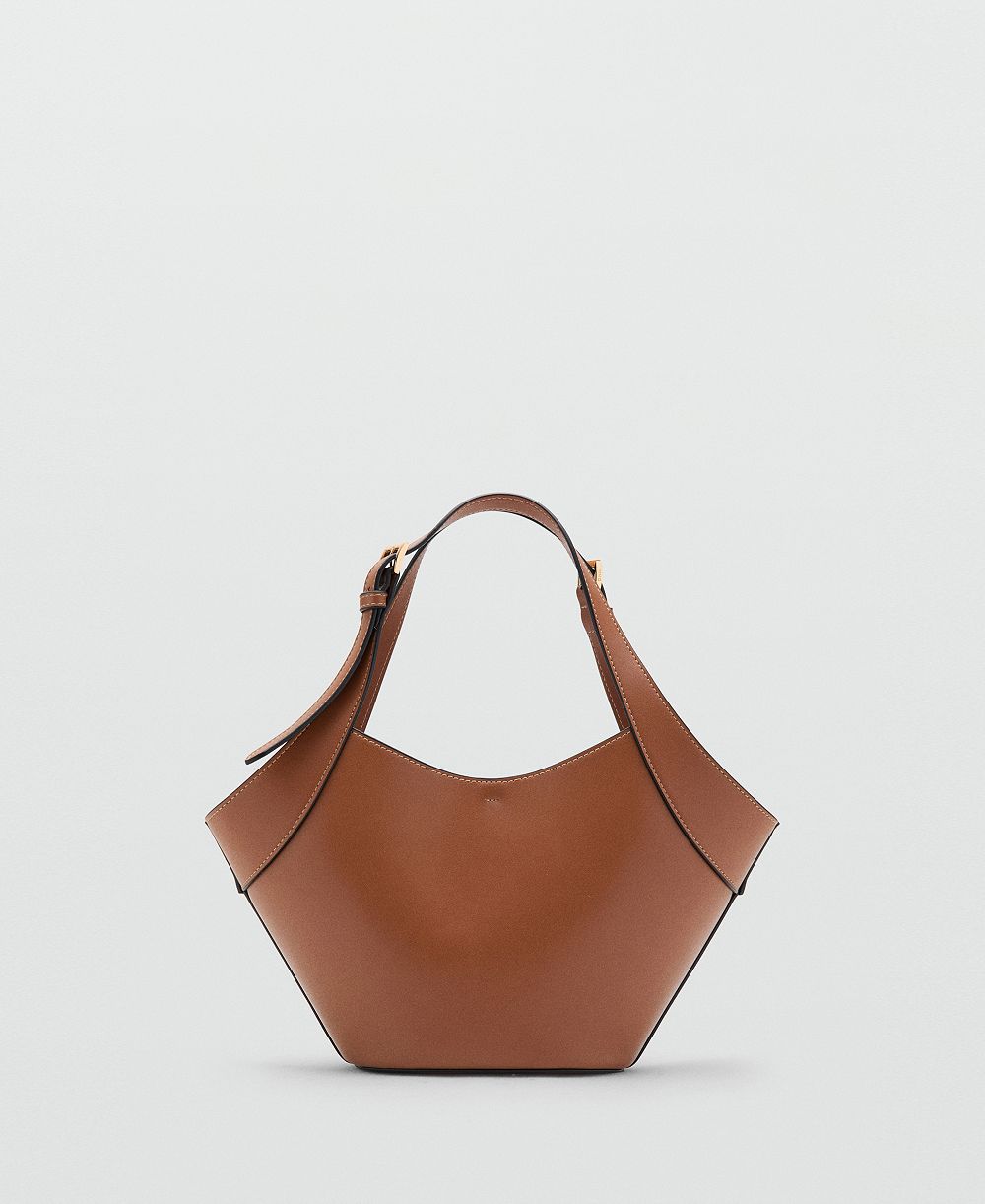 Mango Women's Medium Faux-Leather Shoulder Bag