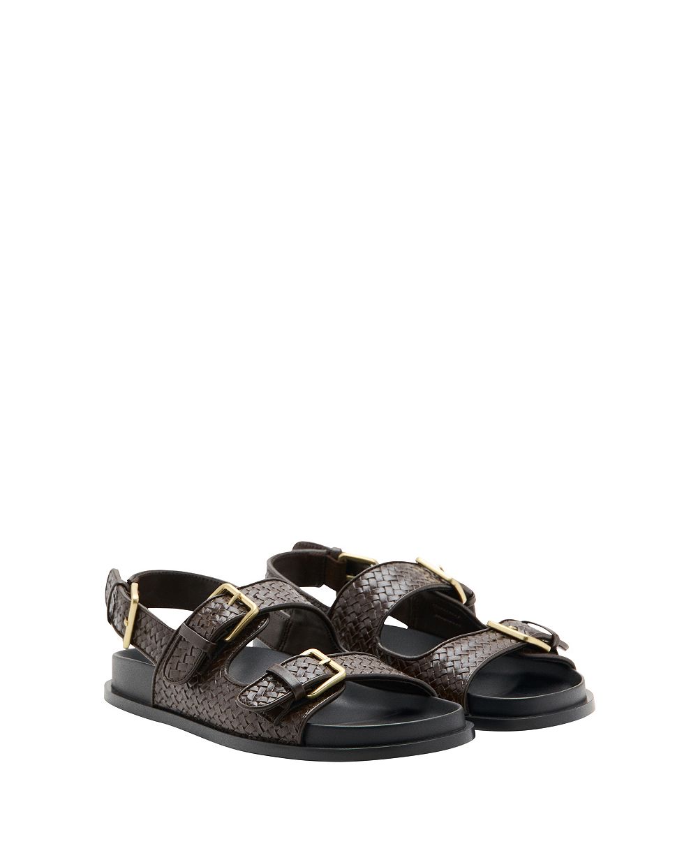 Сандалии Mango Women's Buckles Braided