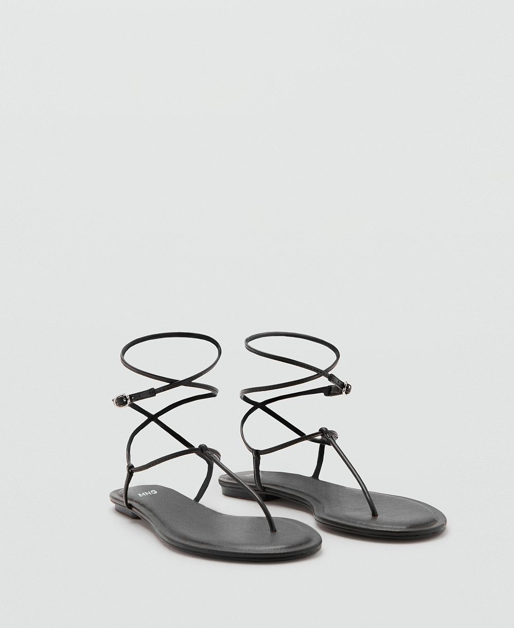 Сандалии Mango Women's Flat Strappy