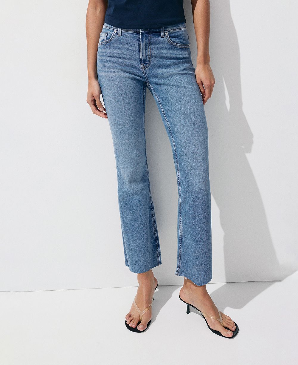 Mango Женские джинсы Sienna Flared Cropped