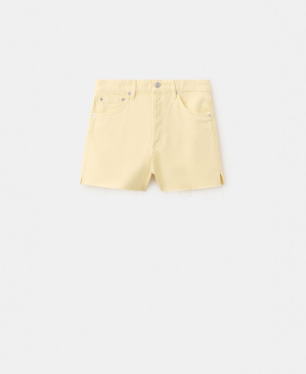 Женские шорты Mango Frayed Hem Denim Shorts