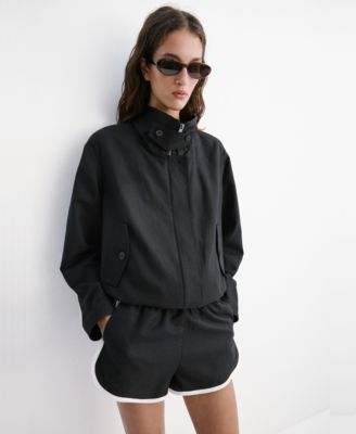 Женская бомбер-куртка Mango Funnel-Neck
