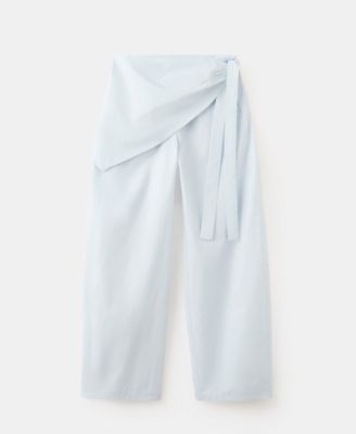 Mango Women's Straight Leg Scarf Pants