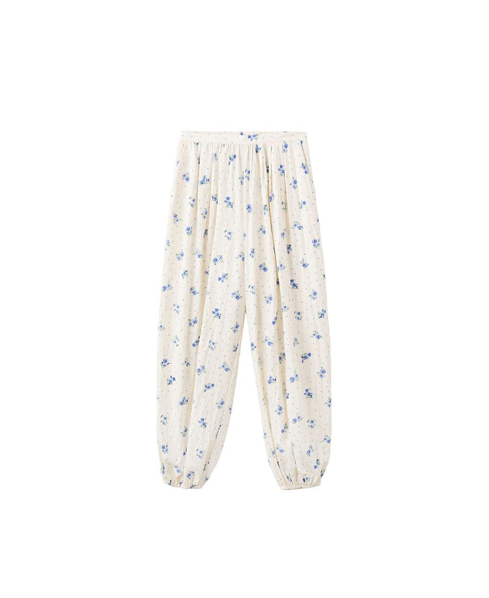 Mango Women's Floral-Print Harem Pants