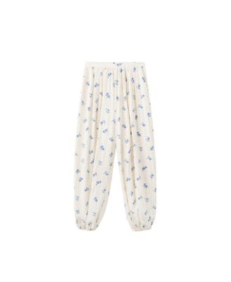 Mango Women's Floral-Print Harem Pants