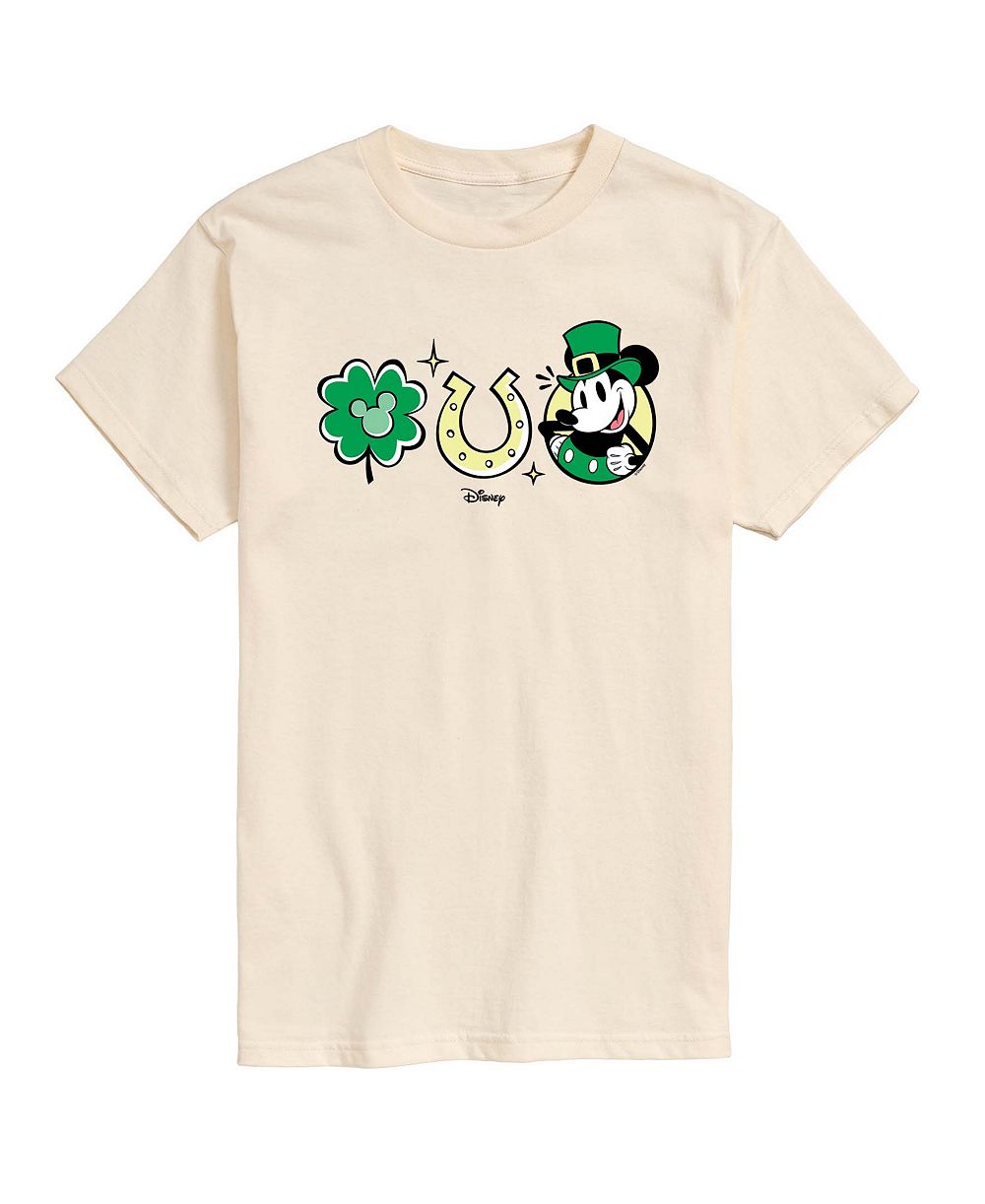 AIRWAVES Men's Disney Mickey St. Patrick's Icons Graphic T-Shirt